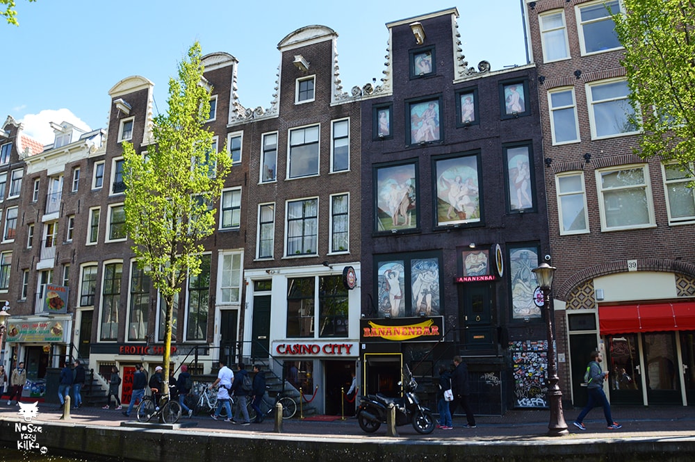 Holandia Amsterdam Dzielnica Czerwonych Latarni