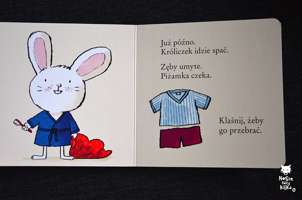 Książki dla dzieci w wieku 0 - 2 lat „Śpij, króliczku” Muhle Jorg, Wydawnictwo Dwie Siostry