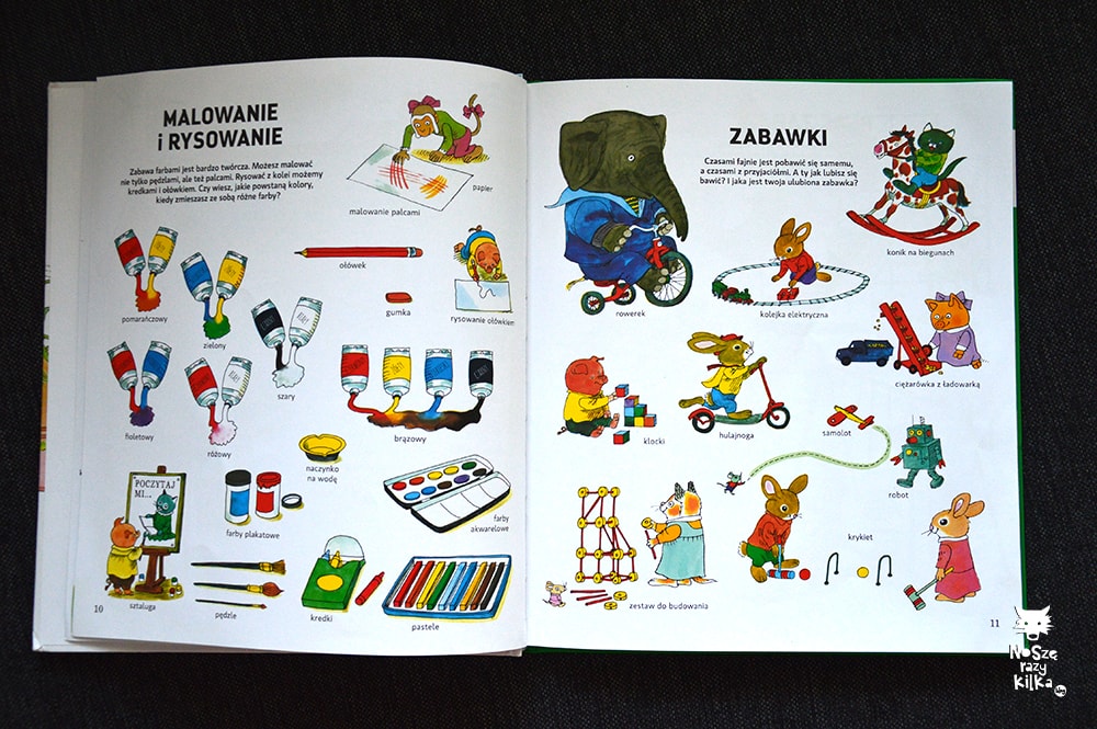 Książki dla dzieci w wieku 0 - 2 lat „Mój najlepszy elementarz” Richard Scarry, Wydawnictwo BABARYBA 